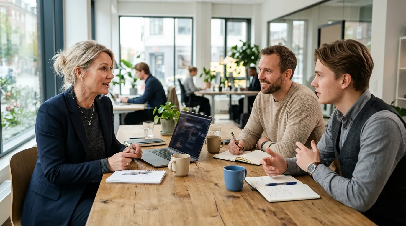 Medarbejdere vurderer Copilot og ChatGPT som AI værktøj til virksomheder på kontor