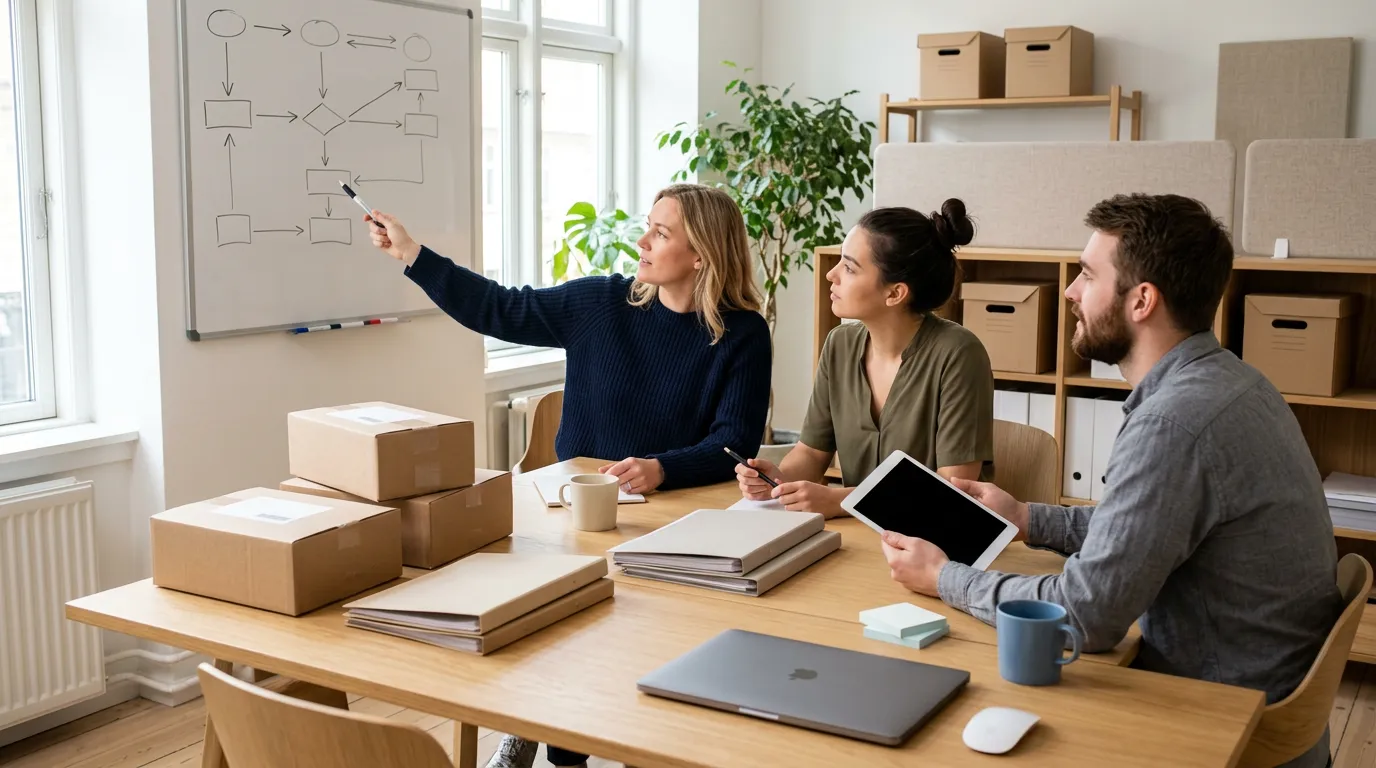 SMV team vurderer administrative opgaver, ordreflow og godkendelser der kan automatiseres først