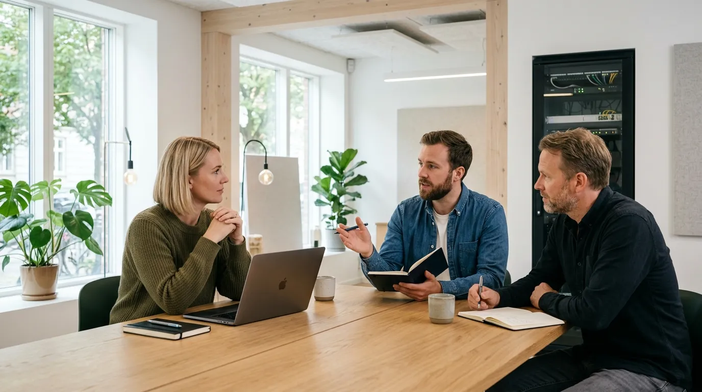 Beslutning om selvhostet n8n eller n8n cloud i et moderne kontormiljø